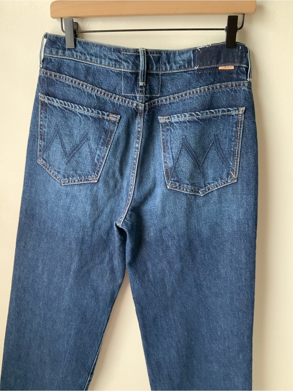 MOTHER SUPERIOR Jeans Lil’ Mother Lil’ Spitfire Nerdy Cuff Blue Size 26 - Picture 6 of 14